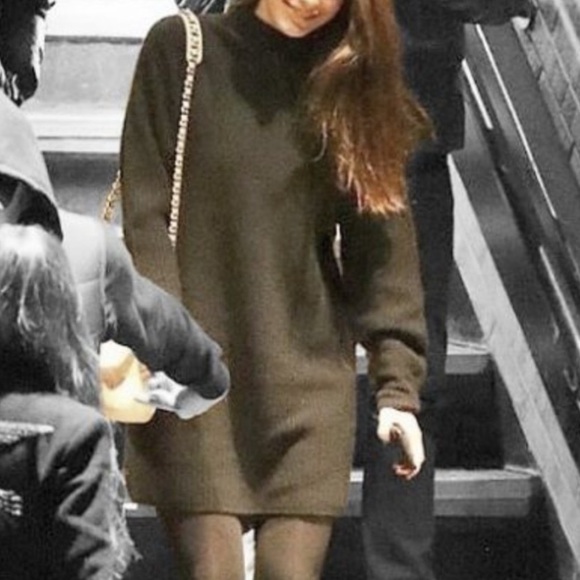 Camila Morrone x Naked Cashmere Sonya sweater dress black size S MSRP $395 - Picture 4 of 7